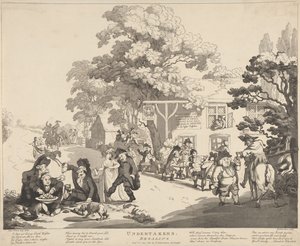 I becchini si divertono da Thomas Rowlandson