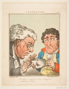 Venerazione Le Brun Travestito, o Caricature delle Passioni da Thomas Rowlandson