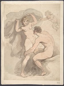Venere, Anchise e Cupido da Thomas Rowlandson