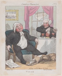 Vicario, 10 settembre 1799 da Thomas Rowlandson
