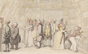 Esposizione alla Royal Academy da Thomas Rowlandson