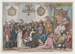 Devoti della moda nel tempio della follia
