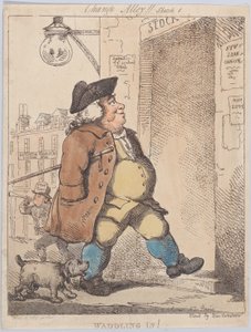 Waddling In!, 1 agosto 1799 da Thomas Rowlandson