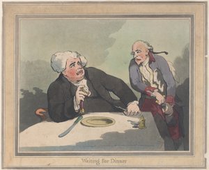 Aspettando la cena da Thomas Rowlandson