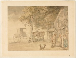 Abbeverare i Cavalli da Thomas Rowlandson