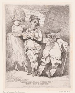 Da che parte devo girarmi come posso decidere da Thomas Rowlandson