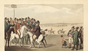 Giovane gentiluomo inglese che scommette all