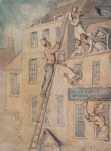Giovani signore alloggiate e istruite, 1803 da Thomas Rowlandson