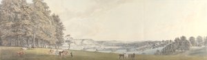 Una vista di Boxhill da Norbury Park, Surrey da Thomas Sandby