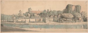Veduta di un giardino da Thomas Sandby