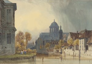 Veduta della Chiesa di Nostra Signora di Hanswijk, Mechelen (Malines), Belgio da Thomas Shotter Boys