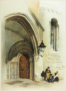 Portale, Tempio, frontespizio di Original Views of London as It Is