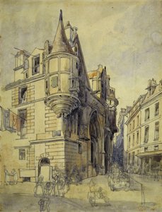 Hotel de Sens, rue du Figuier, c.1833 da Thomas Shotter Boys