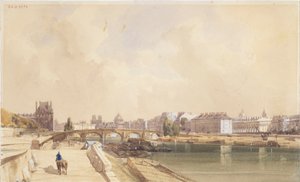 Il Pont Royal nel 1833 da Thomas Shotter Boys