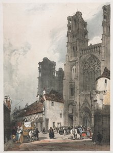 Architettura pittoresca a Parigi, Gand, Anversa, Rouen: Laon, Francia, 1839