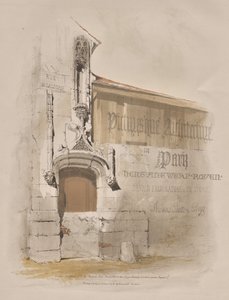 Architettura pittoresca a Parigi, Gand, Anversa, Rouen: Rue de La Licorne da Thomas Shotter Boys
