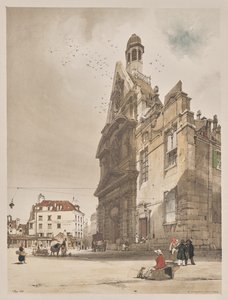 Architettura pittoresca a Parigi, Gand, Anversa, Rouen: St. Etienne du Mont, Parigi