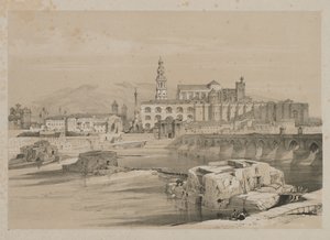 Schizzi pittoreschi in Spagna: Resti di un ponte romano sul Guadalquivir, Cordova, 1837