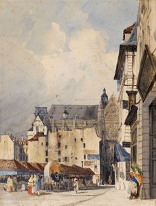 Via Prouvaires e la chiesa di Saint-Eustache