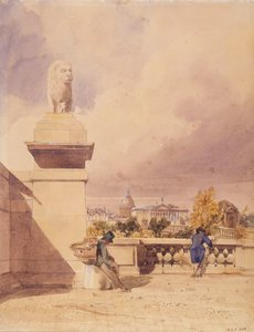 Il ponte della Concorde visto dalla terrazza delle Tuileries da Thomas Shotter Boys