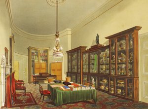 La stanza del segretario, Apsley House, di T. Boys, 1853
