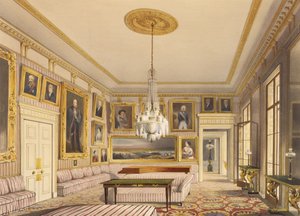 Il salotto a strisce, Apsley House, 1853 da Thomas Shotter Boys