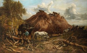 Sgombero del Bosco per la Via del Ferro da Thomas Sidney Cooper