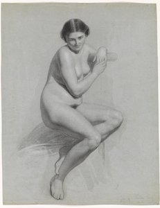 Nudo femminile seduto