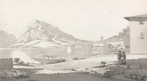 Città e lago di Lugano da Thomas Smith of Derby