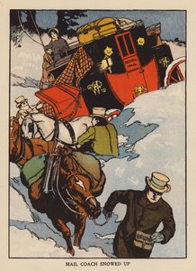 Carrozza postale bloccata dalla neve da Thomas Somerfield