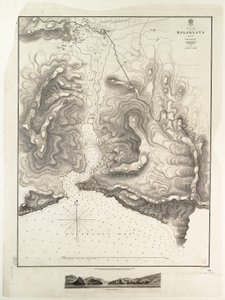 Baia di Balaklava, Mar Nero, rilevata dal comandante Spratt della HMSV 