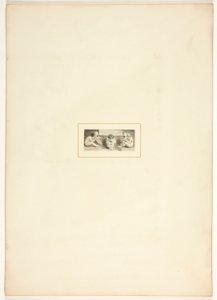 Studio per una tavola da Il compito da Thomas Stothard