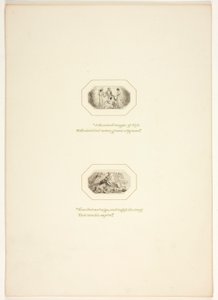 Studio per una tavola da The Task da Thomas Stothard
