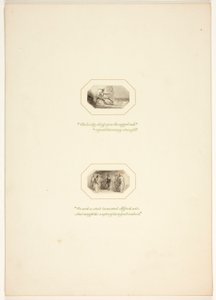 Studio per una tavola da The Task da Thomas Stothard