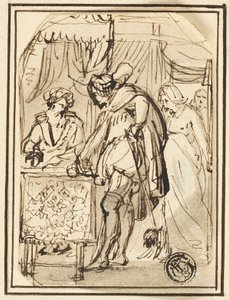 Giovane al tavolo dello scriba da Thomas Stothard