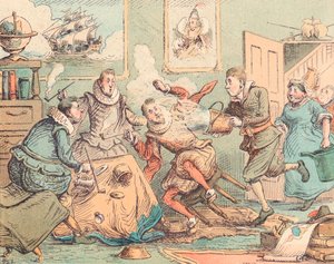 La pipa di Sir Walter Raleigh spenta, c1884 da Thomas Strong Seccombe