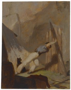Costruzione di un rifugio, c.1856 da Thomas Sully