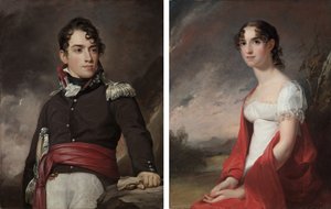 Ritratti di Jean Terford David e Mary Sicard David