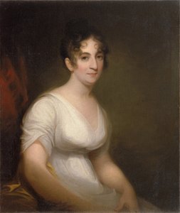 Sally Etting, giovane donna alla moda romana - Dipinto di Thomas Sully da Thomas Sully