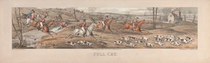 Un set di quattro: Full Cry. Londra, pub. da Thos. McLean, 1824