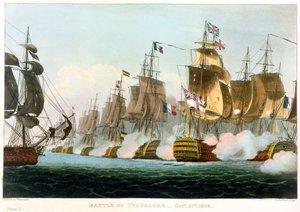 Battaglia di Trafalgar, 21 ottobre 1805, 1816 da Thomas Sutherland