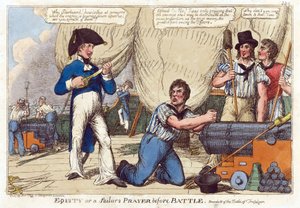 Equità o la preghiera del marinaio prima della battaglia da Thomas Tegg