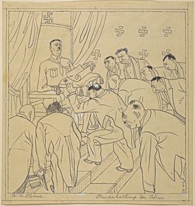 Uniformazione della borsa; Simplicissimus XXXV/36, 1930 da Thomas Theodor Heine