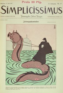 Il Kaiser cavalca il serpente marino verso l