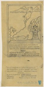Necrologio per un carlino da Thomas Theodor Heine