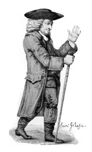 Dr Johnson, figura letteraria inglese, 1912 da Thomas Trotter
