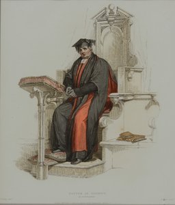Dottore in Divinità, inciso da J. Agar, pubblicato in 
