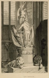 Memoriale al Capitano Montague, Abbazia di Westminster, Londra da Thomas Uwins