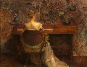 Il clavicembalo, ca. 1902