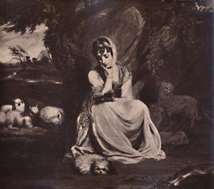 Frances Anne Crewe, Lady Crewe, come Santa Genoveffa